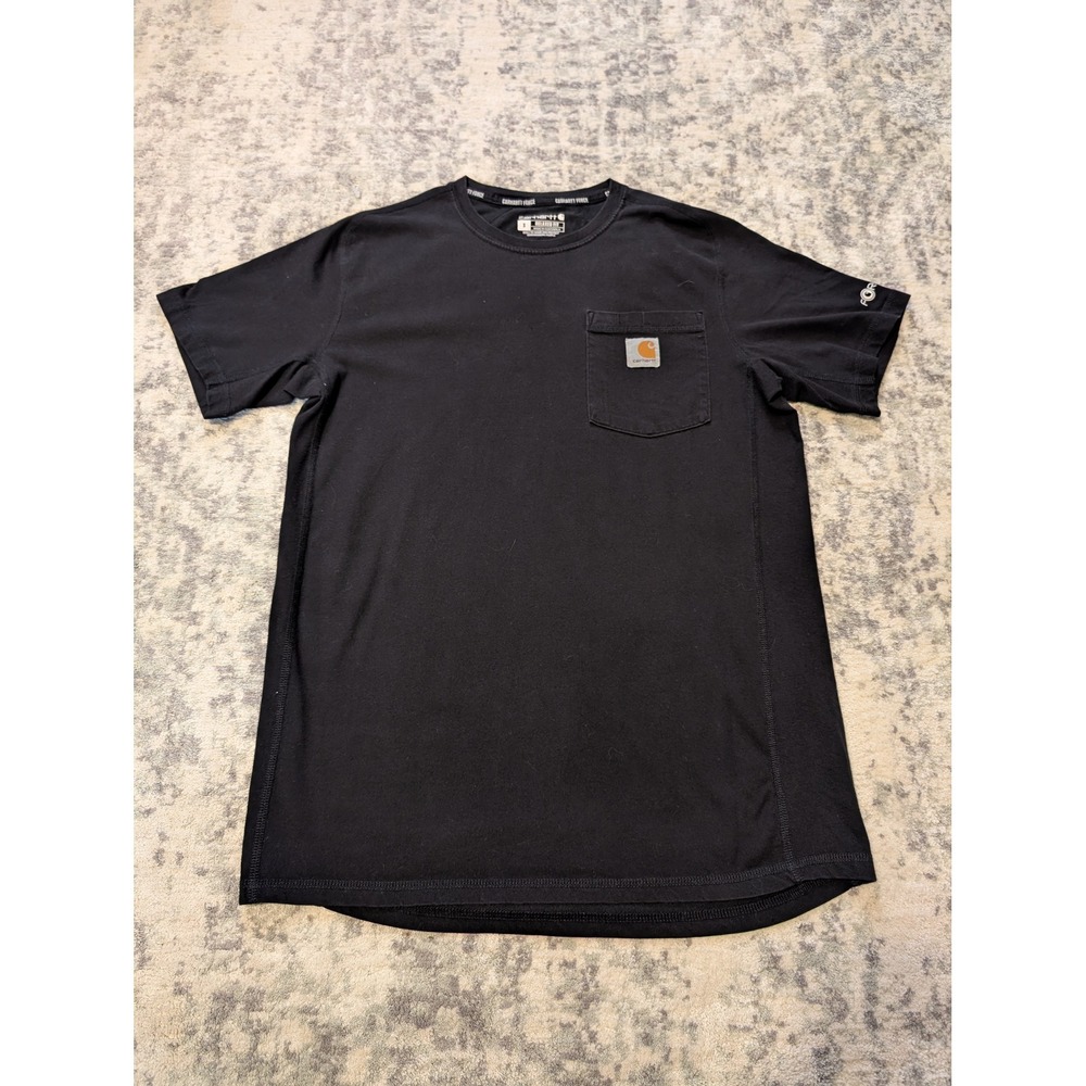 Carhartt Black Force Short Sleeve Workwear Utility Logo T-Shirt Men's Small